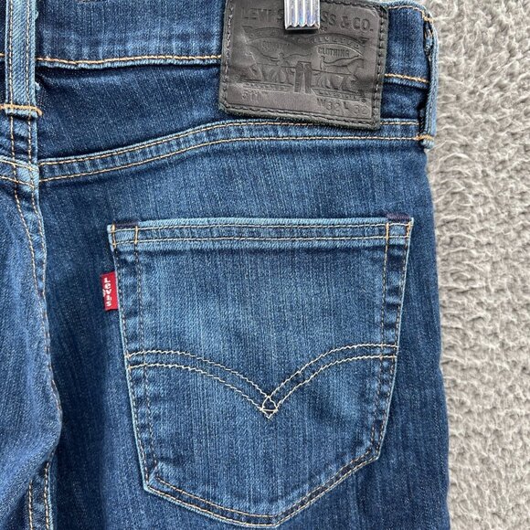 Levis 511 Jeans Mens 32 X 32 Slim Straight Leg Blue Stretch Denim - Picture 3 of 10